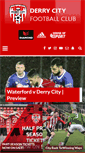 Mobile Screenshot of derrycityfc.net